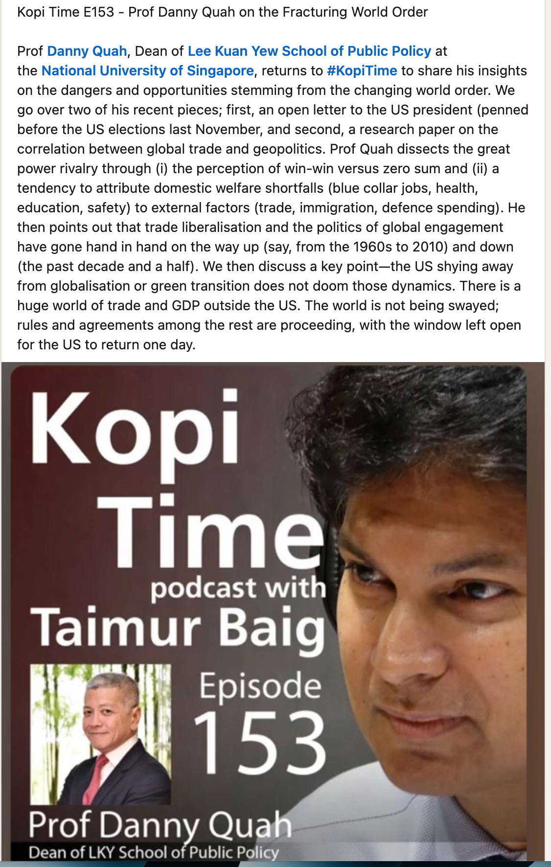 Kopi Time with Taimur Baig no. 153