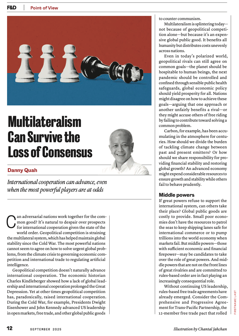 Multilateralism Can Survive the Loss of Consensus - titlepage